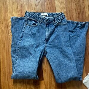 Abercrombie the vintage flare high rise curve love jeans